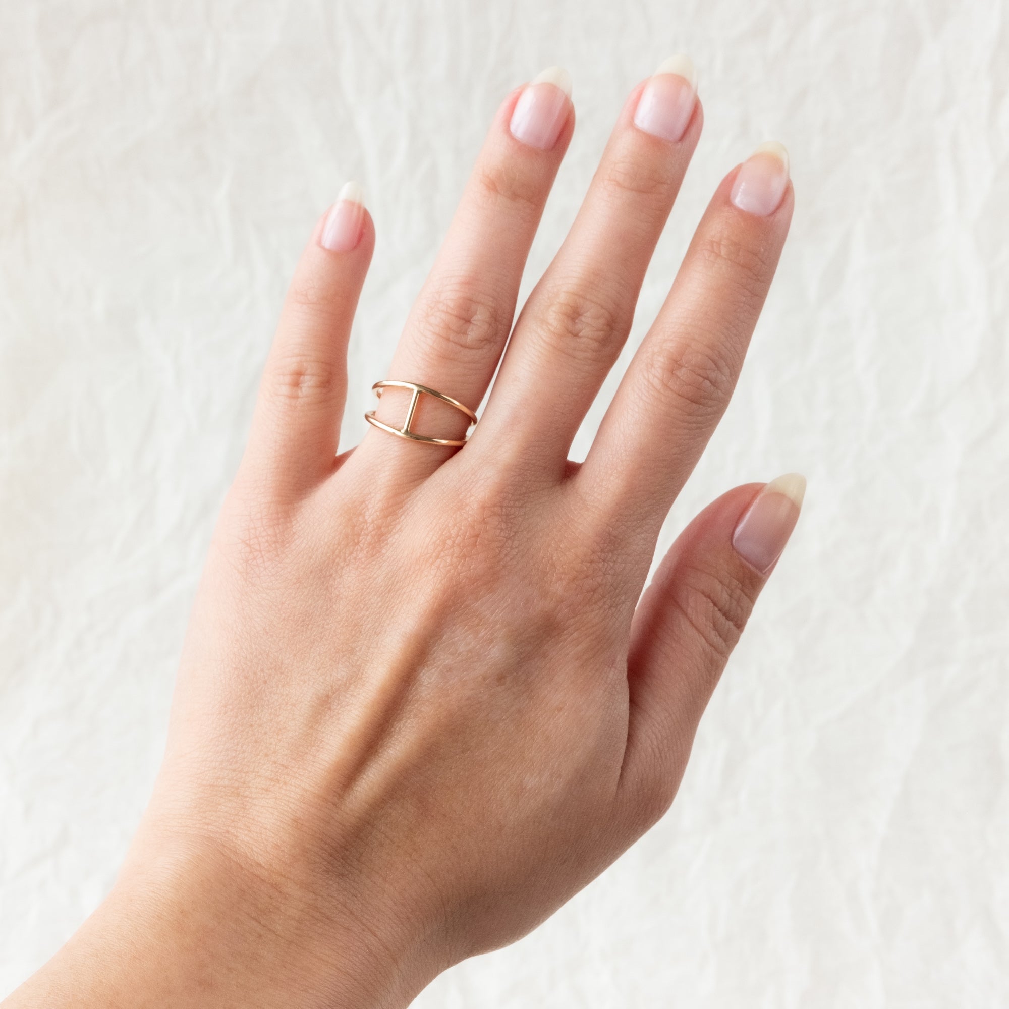 Sample 11: Gold Filled Statement Ring - size 5, 6