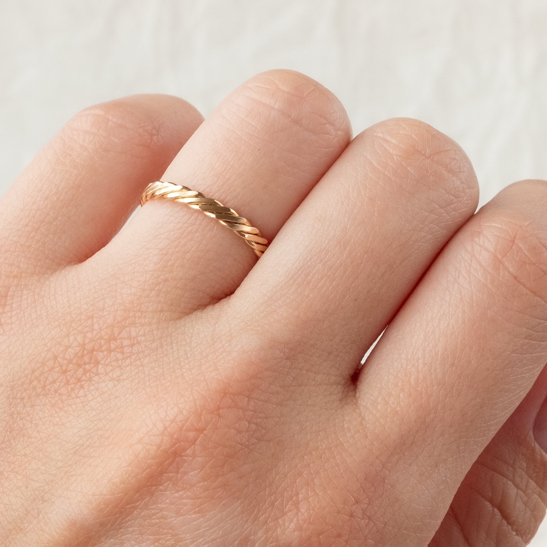 Sample 2: Gold Filled Ring - size 6