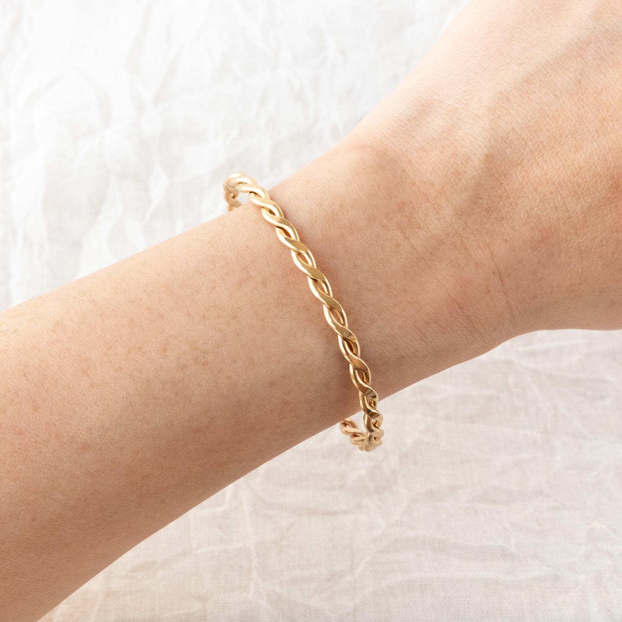 Sample 90: Gold Filled Twist Cuff Bracelet